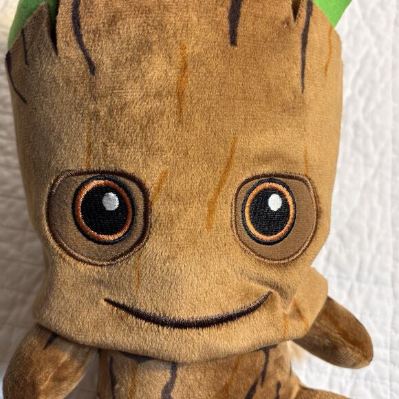 RARE Marvel Guardians of The Galaxy 10 I Am Groot Plush Toy NWT Disney Store - Picture 2 of 5